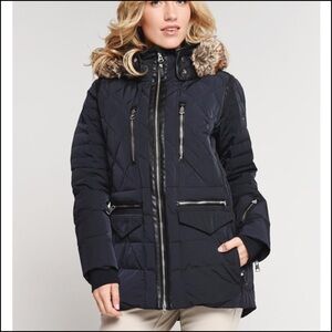 Obermeyer Black Blythe Down Filled Jacket